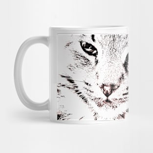 Cat in close up Mug